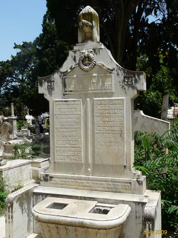 Stèle de LELLOUCHE Joseph Maurice